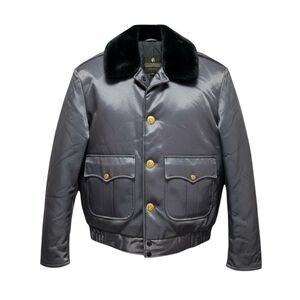 Vintage Fechheimer Grey Silver Uniform Jacket 38L